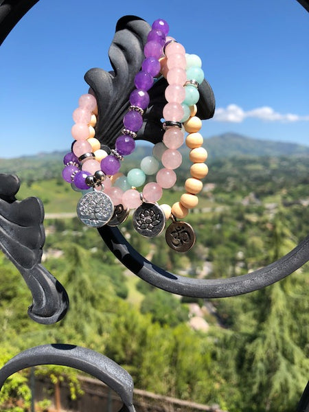 Stackable Beaded "Intention" Bracelets