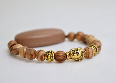 Rare Tiger Skin Sandalwood - Authentic Tibetan Mala Prayer Beads