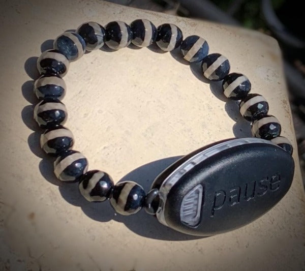 Tibetan Striped Agate Natural Stone