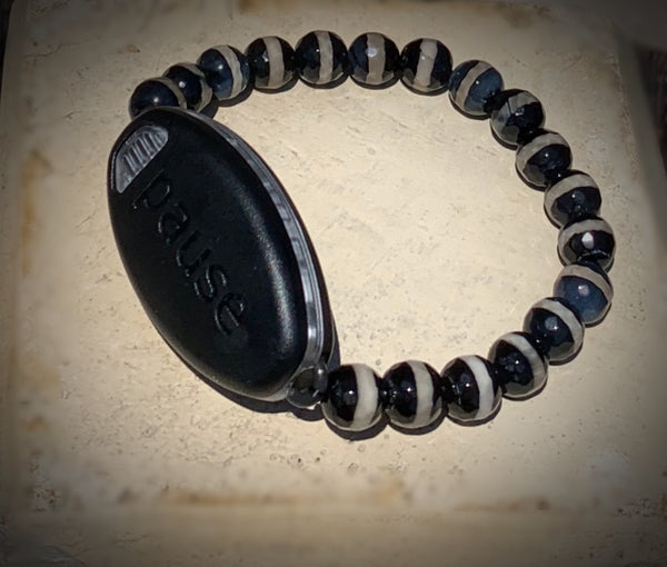 Tibetan Striped Agate Natural Stone